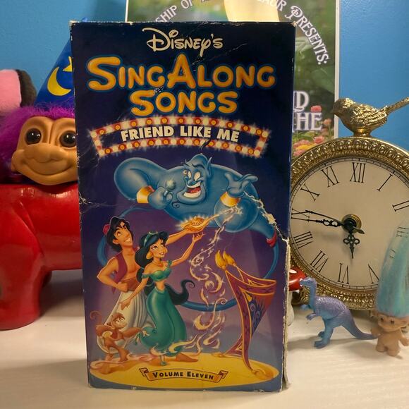 Disney Sing Along Songs Vol 11 Friend Like Me VHS 1992 | Tested, Works - Picture 1 of 4
